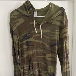 Light weight camo hoodie